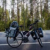 Crosso Zipper TOP dviračių pakavimo krepšys - juodos spalvos