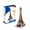 CubicFun Kubinis linksmas 3D galvosūkis Eifelio bokštas 01033 EIFELIO BOKŠTAS 39 vnt C044h