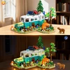 Cubimana Blocks HOUSE BUS WILD ADVENTURE LED DOVANŲ RINKINYS VAIKAMS 1392 vnt.