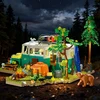 Cubimana Blocks HOUSE BUS WILD ADVENTURE LED DOVANŲ RINKINYS VAIKAMS 1392 vnt.