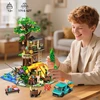 Cubimana Blocks TREE HOUSE KEMPINGAS VILLA TENT kemperis LED DOVANAI 1715×