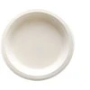 Cukranendrių pluošto lėkštės Bio Ø15cm/50vnt. baltos