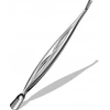 CUTICLE PUSHER TRIMER FORK 2IN1 NERŪDijančiojo plieno TIKSLIUS MANIKIūras