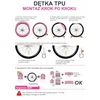 Cyclami Dętka rowerowa TPU Gravel 29" (32/47-622) Presta 45mm 46g