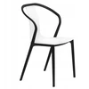 D2.Design Bella kėdė juoda/balta (dydis: universalus)