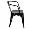 D2.Design Paris Arms kėdė, juoda įkvėpta (dydis: universalus)