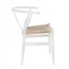 D2.Design Pinti kėdė Natūrali balta, įkvėpta Wishbone (Dydis: universalus