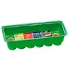 Kambar.šiltnamis su 10 kokoso pluošto tablečių 26x11x7cm plastikinis/žalias