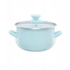 Dajar 35062 Emaliuotas puodas su dangteliu Pyza mėtų 16 cm 2 l EMALIA OLKUSZ