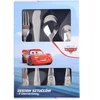 Dajar KOMPLEKTAS 4X VAIKŲ STALINIAI ĮRANKIAI DISNEY PIXAR AUTOMOBILIAI