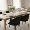 DALIA minkšta velvetinė aksominė kėdė JUMIhome valgomajam LIVING ROOM