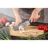 Damasko plieno peilis Kamazaki Nakiri KZI302KN, 18 cm