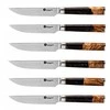 Damasko plieno peilių rinkinys kepsniams Kamazaki KZI110STK, 13 cm, 6 vnt.