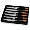 Damasko plieno peilių rinkinys kepsniams Kamazaki KZI110STK, 13 cm, 6 vnt.