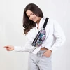 Damska nerka crossbody Alessio, wielokolorowa, poliestrowa, 41855
