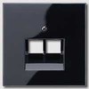 Jung Dangtelis tel./komp. lizdo LS969-2UASW, juodas