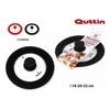 Bikuvalt Dangtis Qut Universalus Stiklinis 18/20/22cm su Silikoniniu Apvadu