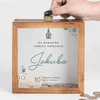 Danhoss Personalizowana Skarbonka Na Chrzest Prezent na Chrzciny Dla Chłopca