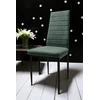 Dankor Design 6 prekės ženklo CHAIRS rinkinys, minkštas žalias Curio dygsniuotas virtuvės HIT