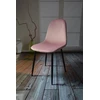 Dankor Design dsw veliūrinė kėdė, purvinai rožinė, juoda