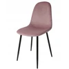 Dankor Design dsw veliūrinė kėdė, purvinai rožinė, juoda