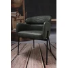 Dankor Design MINŠTA AKSOMINĖ KĖDĖ, FOTOLIS SVETAINEI, VALGOMAI, MODERNUS PALOFTAS, DYGTAS