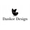 Dankor Design MINŠTAS, DYGTAS FOTOLIS SVETAINEI, VALGOMAI, Juodas VELIURAS ARTEN