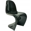 Dankor Design Panton kėdė, juoda GLOSS