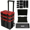 Einhell | E-Case Tower įrankių dėžės komplektas su ratukais, 3 vnt | 4540015