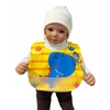 Dartomik 3 pakuotės CLEARANCE BIBS berniukui su VELCRO POCKET, dizainas be BPA