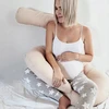 Daugiafunkcinė pagalvė nėščiosioms Flumi, smėlio spalvos