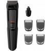 Philips Multigroom series 3000 6-in-1, Face MG3710/15 6 įrankiai Savaime galandantys plieniniai peiliukai Veikimo laikas Iki 60 min. Skalaujami priedai