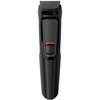 Philips Multigroom series 3000 6-in-1, Face MG3710/15 6 įrankiai Savaime galandantys plieniniai peiliukai Veikimo laikas Iki 60 min. Skalaujami priedai