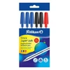 Daugiaspalvis rašiklis Pelikan Stick Super Soft, 6 vnt.