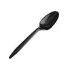 Guillin Plastikiniai šaukšteliai SUPERIOR, PS, juodi, 12,5 cm, 50 vnt