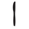 Kreispack Vienkartiniai peiliai SUPERIOR,PS, juodi, 17 cm, 50 vnt.