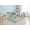 daza kids BABY PEN 126x126 KŪdikių KREPŠINIO KREPŠELIS MINKŠTI KILMĖLIAI