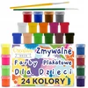 Dažai pirštukams Creative Deco, 24×20 ml, įvairių spalvų