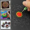 DAŽYMO RINKINYS DIY MANDALA, KERAMINIS DAŽYMAS, 32 Vnt