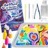 DDOO DAŽYMAS ANT VANDENS MAGIŠKAS KŪRYBINIS 6 SPALVŲ RINKINYS VAIKAMS A5 DIY