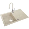 Deante granitinė virtuvinė plautuvė Deante Solis ZRS G803, Metallic graphite