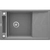 Deante granitinė virtuvinė plautuvė su magnetais Deante Magnetic ZRM S113, Metallic pilkas