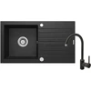 Deante granitinė virtuvinė plautuvė su magnetais Deante Magnetic ZRM T113, Anthracite