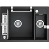 Deante granitinė virtuvinė plautuvė su magnetais Deante Magnetic ZRM G503, Metallic graphite