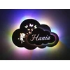 Debesų lempa su vaiko vardu, nakties mėlyna, CLOUD, Žvaigždės, baterijos