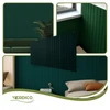 Deccart VELTININĖ LENTA sienai LAMELIAI 60x120cm Butelis Žalias 20 + KAIŠČIAI