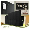 Deccart VELTININĖS LENTELĖS JUOSTOS 60x120cm Juodas 08 + PINS UŽRAŠTIMS