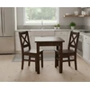 Dedeki Medinės kėdės spalva C. Riešutas Kitchen X Stool Valgomojo kėdės Stalas