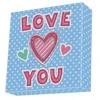 Diamond Dotz Deimantinė mozaika LOVE YOU 15X15