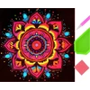 1P Deimantinės tapybos mozaika „pasidaryk pats“ – „Mandala Velvet Canvas“ 3D